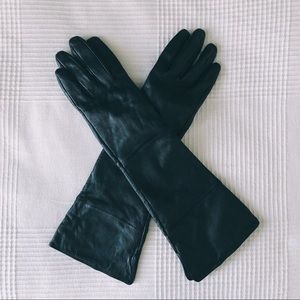 Elbow Length Leather Gloves